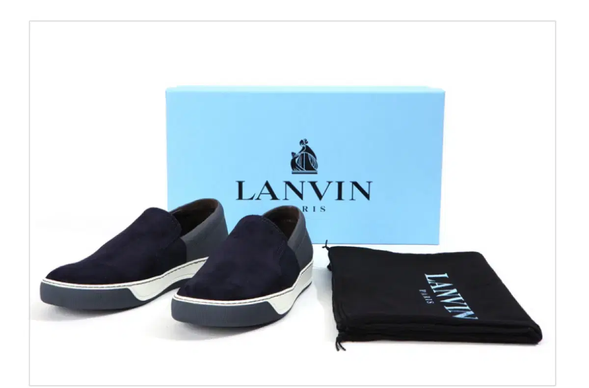 랑방 LANVIN 슬립온 가죽 스니커즈 7사이즈 판매